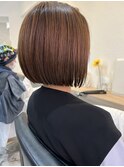 恵比寿 大人韓国風 ボブ ミニボブ 前髪カット