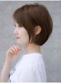前髪あり大人ショートボブ20代30代40代【AIN.表参道】川原大地