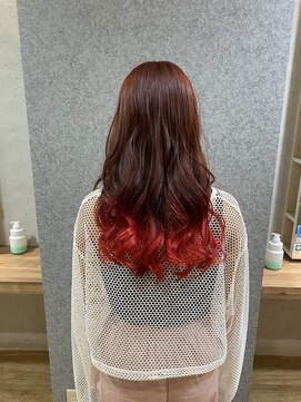 ブロッサム 東中野店 大人美人透明感艶カラーインナーカラーハイトーンホワイトピンク