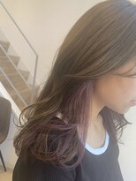 マイン(MINe)&nbsp;インナーカラー ラベンダーカラー 【デザイナー大場】