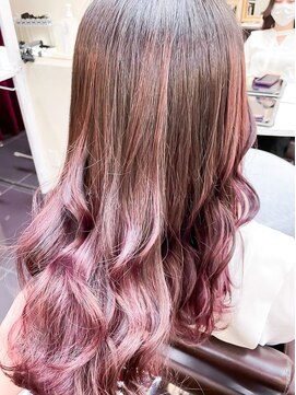 ミシェリー(misherry) ピンクベージュケアブリーチハイトーン池袋東口リペアリティ