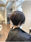 襟足スッキリ耳掛けショート