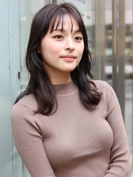 エミュー 湘南台店(emue) メルティカラー/似合わせカット/ウェーブミディアム/湘南台