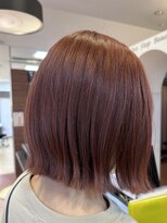 ディルガ ワッセ店(DILGA)&nbsp;ピンクカラー×ぱつっとボブ