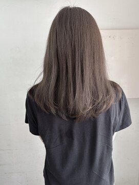 キャンバス バイ ネオリーブ 横浜西口(Canvas by neo.) ブリーチなしで作るグレージュ 夏カラー ミディヘア 横浜