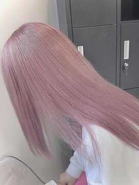 ペレ 栄店(PELE) デザインカラー/レイヤーカット/ウェットヘア/オリーブベージュ