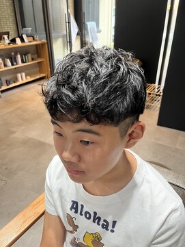 スウェル 柏店(Swell) #ベリーショート#ダークアッシュ#ニュアンスパーマ#韓国マッシュ