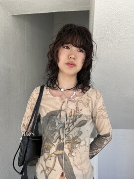 スタニング 渋谷(STUNNING.) ウルフパーマ くるくるパーマ スパイラルパーマ