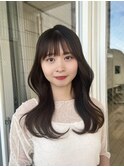 レイヤーカット/韓国ヘア/顔周り/前髪