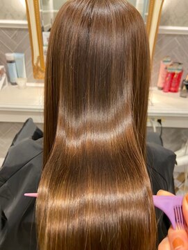 ロンドシエル 横浜(Lond ciel) ロングレイヤー×縮毛矯正