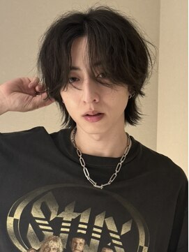 ノラ ギンザ(NORA GINZA) メンズナチュラル束感色気マッシュミディアムフェザーショート