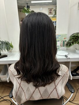 美容室サンク(CINQ) コテ巻き風パーマ