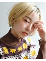 ロッソ ヘアアンドスパ 六町店(Rosso Hair&SPA)&nbsp;ハイトーンショートスタイル