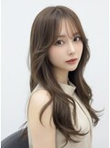 韓国ヘア☆レイヤーカットグレージュくびれヘア