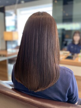 フロア(FLOOR) ストレート/ミディアム/つやベージュ