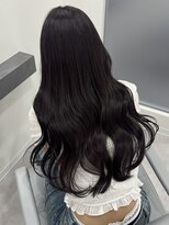 ジア(XIA)&nbsp;艶髪カラー/ダークラベンダー/ブリーチなしカラー/韓国スタイル