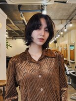 ヒュージ 表参道(huge)&nbsp;レイヤーボブ/ミニボブ/ニュアンスパーマ/顔周りカット/20代30代