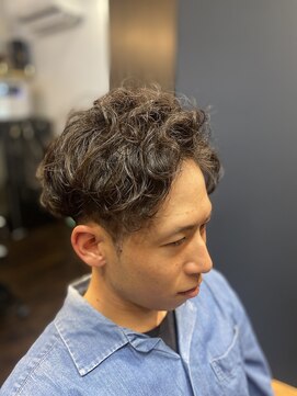 BAR BER SHOP RICH ショートラルフパーマ