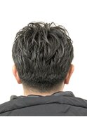 ビジネス◎くせ毛風アイロンパーマ×刈り上げで爽やか