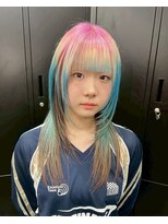 ヌル 神宮前店(Null)&nbsp;オーダーメイド/ケアブリーチカラー/セクションカラー/姫ウルフ