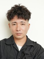 ログ(LOG)&nbsp;メンズショート 無造作パーマ フェードカット 高松