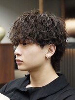 ノードオム 栄(NODE HOMME) シャドウパーマニュアンスパーマ波巻きスパイラルパーマ名古屋栄
