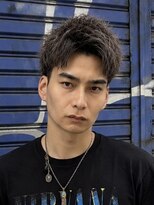 ノイセルヘアー(Noisyle Men's hair) リバースセンターパート/ニュアンスパーマ/ダウンバング/MEN'S