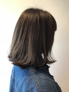 ロンド ブランシュ 錦糸町北口(Lond blanche) 深みのあるブルー☆外ハネアレンジ【担当シバタ】