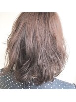 アオヘアーガーデン(ao hair garden)&nbsp;【ao hair garden】ゆるふわミディ×オレンジベージュ