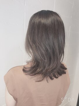 シェル 吉祥寺(shell) ナチュラルハイライト☆シルキーレイヤーミディ