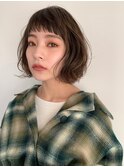 《PearL》くせ毛風パーマリラックス感のあるラフボブ