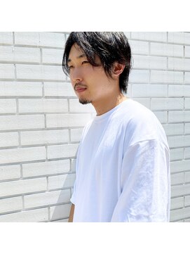 フェンヘアーアイス 中目黒(Fen.hair ici) メンズショート　大人カッコいい　黒髪