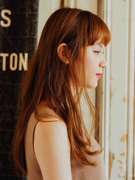 ヘアアンドリラクゼーション シャッセ(Hair&Relaxation SASE) ぱっつんウェーブロング