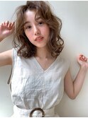 【loki】ミディアム×エアウェーブパーマ