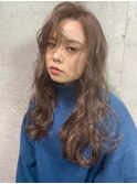 #スモーキーグレージュ な#ロングヘア#外国人風#高知#美容室