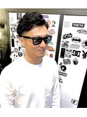 男前ツーブロックパーマ