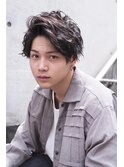 【LANY 横浜】七三かきあげショート×ブルーアッシュブラウン