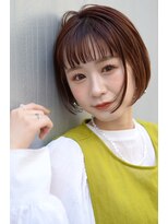 バルス(BLS)&nbsp;秋っぽさ満天ワンレンボブ【藤枝/髪質改善/デザインカラー】