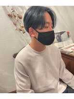 マウロア(MAULOA)&nbsp;ハンサムショート×大人ディープブルー　堀川葵衣