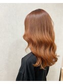 オレンジベージュ【TELAHAIR鎌ヶ谷】