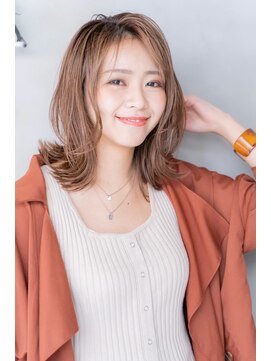 ケイト(kate) 【kate 大宮】大人くびれロブxテラコッタベージュ