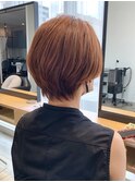 【サロンワーク】センターパート/ショートマッシュ
