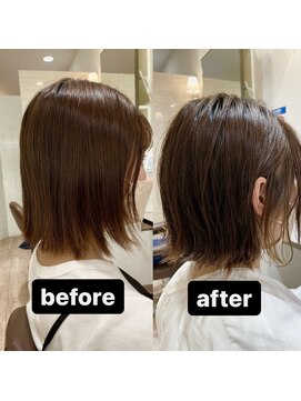 カイノ いずみおおつCITY店(KAINO) 韓国風外ハネボブ