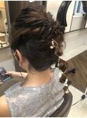 玉ねぎヘアアレンジ