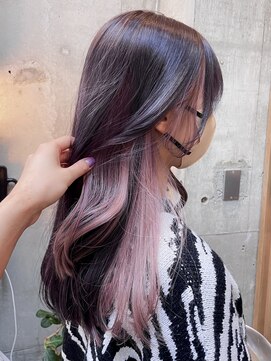 ラストーリア(La storia) 淡いピンクでインナーカラー♪