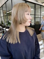 アンドスタイル(&style)&nbsp;【大名店　江藤】ゴールドベージュ　ケアブリーチ