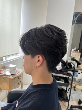 アイズ 海老名(AIZU) センターパート カルマパーマ メンズパーマ