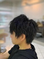 ミューズ 新浦安店(HAIR&NAIL MUSE) ソフトツイストパーマ黒髪ビジネスカジュアルセンターパート