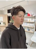 メッシュキャップハイライト×シルバー