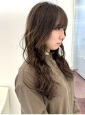 デジタルパーマロングレイヤーゆるふわパーマコテ巻き風パーマ